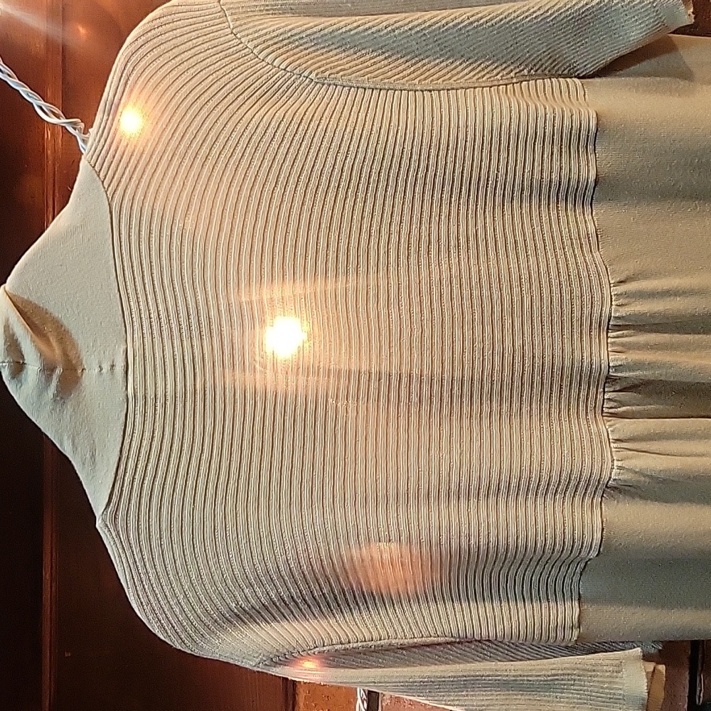 Women's just my size women's tan light sweater / cover - Picture 4 of 4